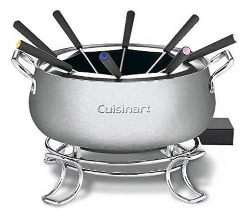 Fondue Electrico Cuisinart Cfo-3ss, Acero Inoxidable Cepilla