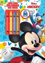 Comprar Mickey. Libro Para Colorear Con Ceras, De Disney. Editorial Libros Disney Editorial En Español