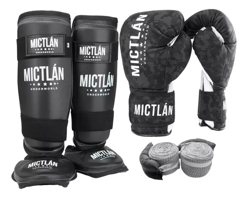 Tobilleras de Muay Thai Kick Boxing K1 MMA Negras