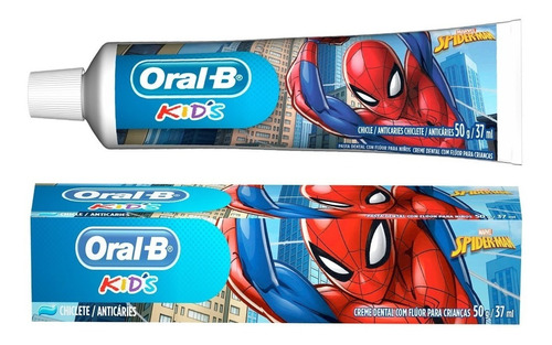 Oral B Kids Pasta Dental Fluor Niños Spiderman 50gr Local