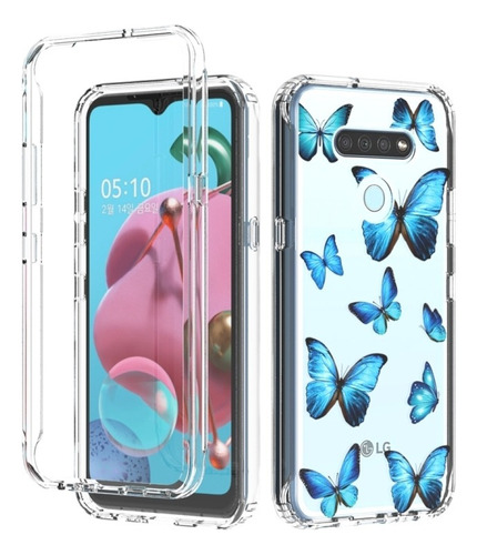 Z Funda Pintada Transparente Para LG K51