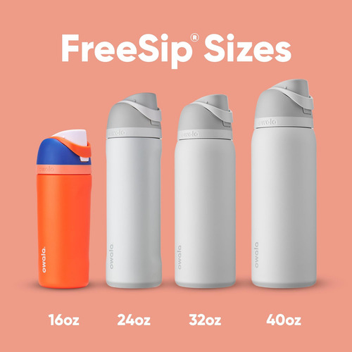 Owala Kids Freesip Botella De Agua Aislada De Acero Inoxidab