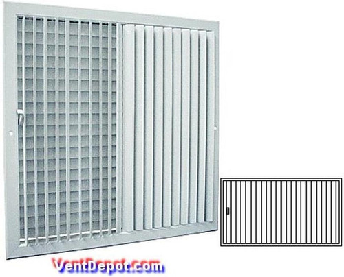 Difusor De Induccion, Mxal2-002, 8x6 , Aluminio, Blanco, 113