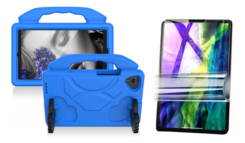 Carcasa Para Samsung Tab A7 Lite Niños + Lámina De Hidrogel