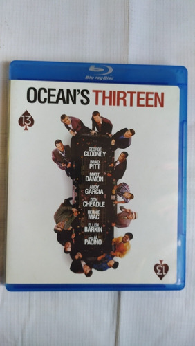 Oceans Thirteen Película Blu-ray Original Importado Usa 