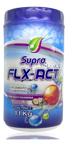 Flx - Act Con Glucosamina Sabor Coco 1.1 Kg Supra