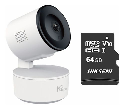 Zkteco Cámara De Seguridad Ip Pt Ng-c2301-plus-64 Con Microsd 64gb Wifi 1080p Detección De Movimiento 355° Almacenamiento Local Y En La Nube Control Remoto Audio Bidireccional Funciona Con Alexa Cctv