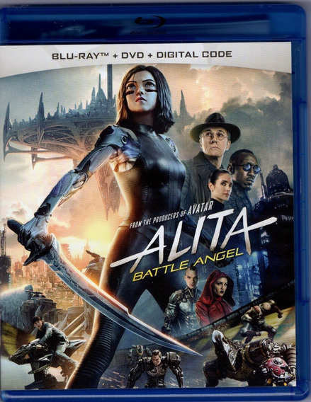 Alita Battle Angel Pelicula Blu-ray + Dvd + Dig | Envío gratis