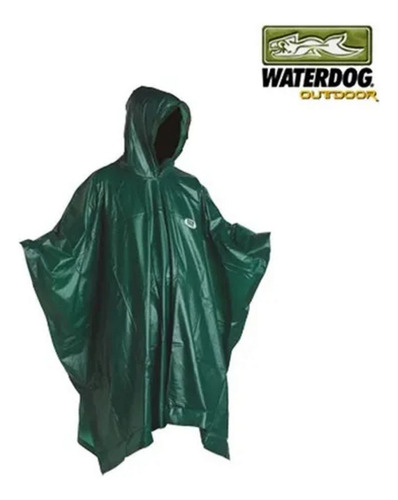 Imagen 2 de 6 de Capa Poncho Impermeable Waterdog Piloto 0,32mm Lluvia Agua