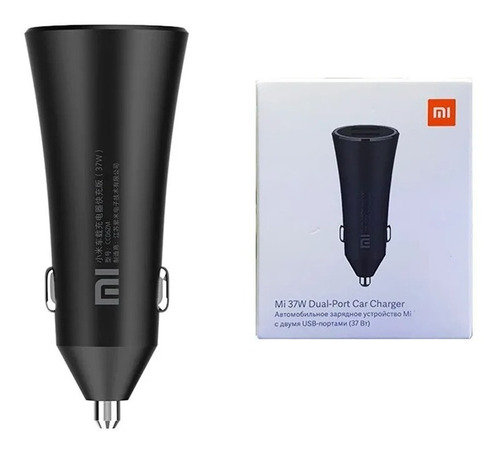 Cargador Coche Xiaomi Carga Rápida 37w Dual Port Car Charger