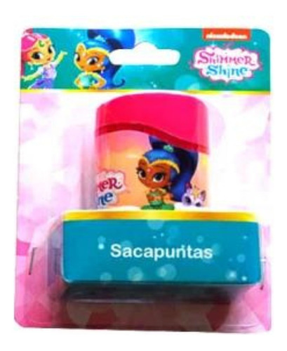 Sacapuntas Shimmer And Shine Con Depósito Y 2 Agujeros