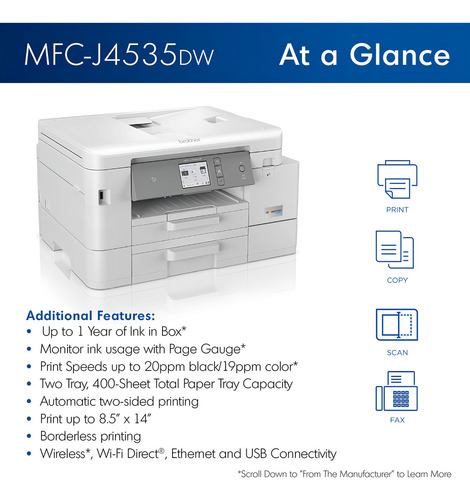 Impresora Brother MFCJ4535DW MFCJ4535DW