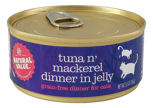 Natural Value Cat Food Atún N Toppings Con Caballa (sin Gran