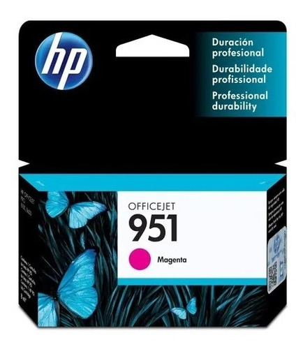 Cartucho Original De Tinta Hp 951 Magenta 8610 8620 Vencido.