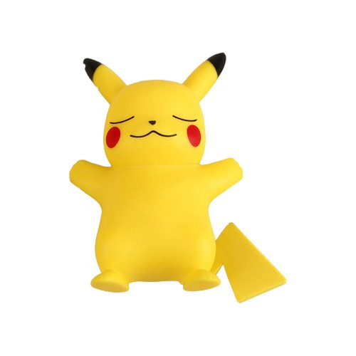 Mini Luminária Pokémon Pikachu Led Abajur Luz Quarto Deitado