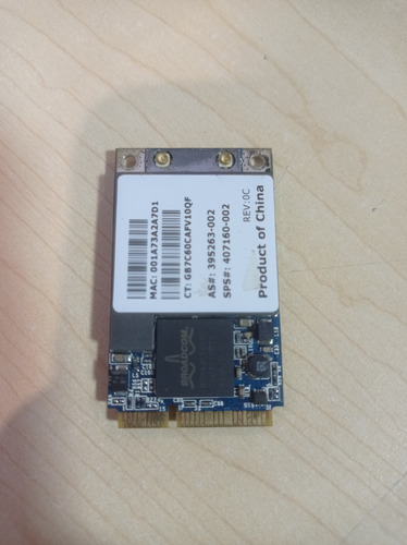 Tarjeta Wireless Hp Dv6000 Dv6500 Bcm94311mcag 407160-002