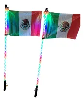 Comprar Antenas Led Rgb Gemelas Bluetooth 120cm Rzr Can Am X3 Par