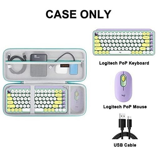 Funda Rígida Canboc Para Logitech Pop Keys Mechanical W