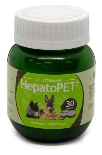 Hepatopet Suplemento Homeopático Veterinario X 30 Tabletas