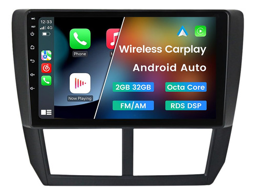 Android 12 - Radio Estereo Para Coche Subaru Forester/imprez