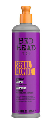 Tigi Bed Head Serial Blonde Shampoo Restaurador Rubios 400ml