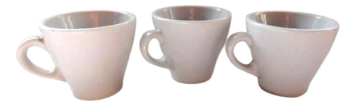 Lote X3 Tazas Pocillo Cafe Verbano Porcelana Loza Bar