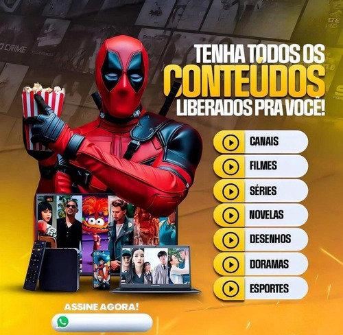 Programação De Canais, Séries Filmes Etc...