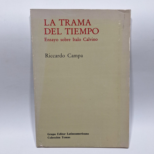 Antiguo Libro La Trampa Del Tiempo Riccardo Campa 1990 Le876