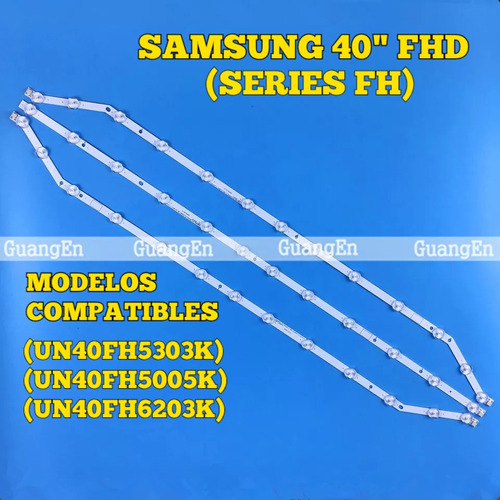 Kit De Regletas Led Nuevas Para Samsung Mod: (un40fh5303k) 