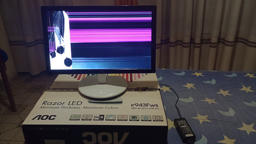 Monitor Aoc Led E943fws 18.5  (dañado / Para Repuesto)