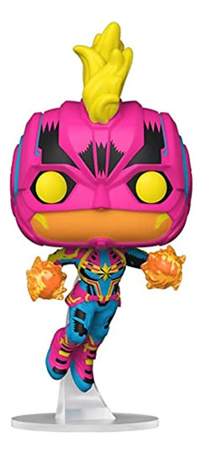 Funko Pop! Marvel: Black Light - Captain Marvel 908