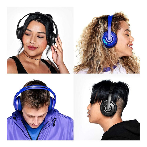 Auriculares Cassette Wireless On-ear Retro Purple