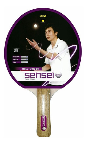 Paleta Ping Pong Sensei 1 Estrella Level Team | Favio Sport