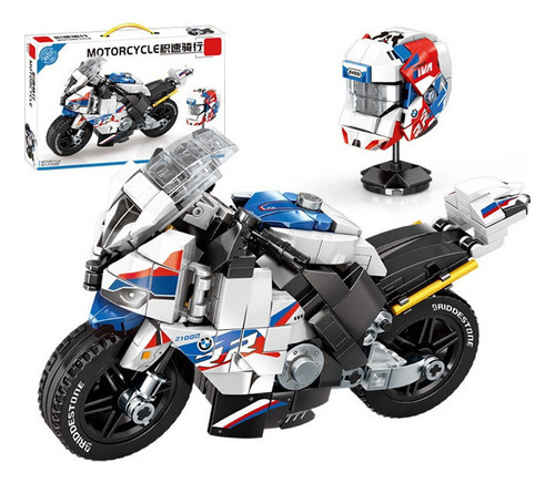 Lego Bricks Kids Construye Una Maqueta De Motocicleta