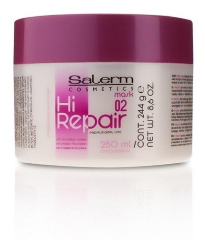 Salerm Hi Repair Mascarilla Cabello Maltratado 250ml No Clon