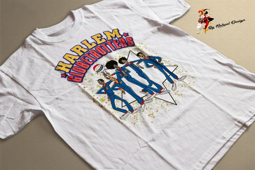 Remera Harlem Globetrotters Retro Comic Serie Art