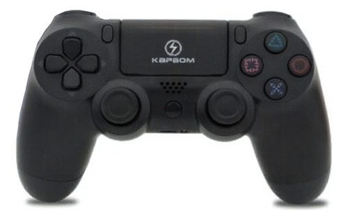 Controle Sem Fio Compatível Com Ps4 Playstation 4 Genérico Cor Preto
