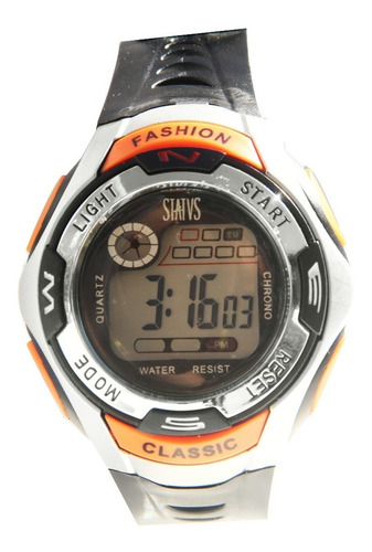 Imagen 4 de 7 de Reloj Digital Status Con Cronómetro, Luz Y Alarma Mod. Md02