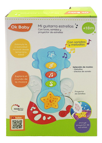 Guitarra Con Sonido Didactico Primera Infancia Ok Baby