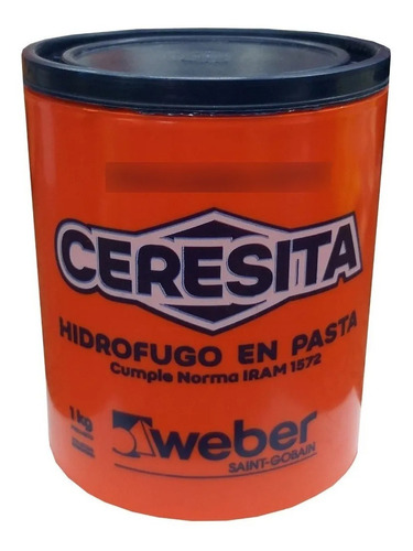 Ceresita Hidrofugo En Pasta  X 1 Kg Flores Harut