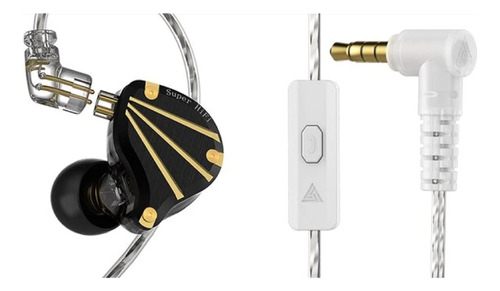 Auriculares In Ear Qkz Ak6 Titan Monitoreo Con Microfono 
