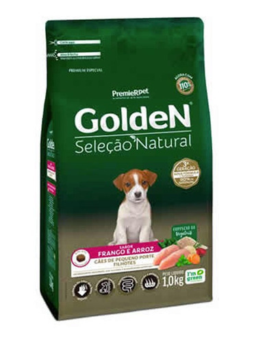 Ração Golden Seleção Natural Filhotes Mb 1kg