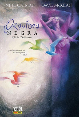 Orquídea Negra, de Gaiman, Neil. Editora Panini Brasil LTDA, capa dura em português, 2005