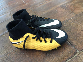 botines nike hypervenom negros