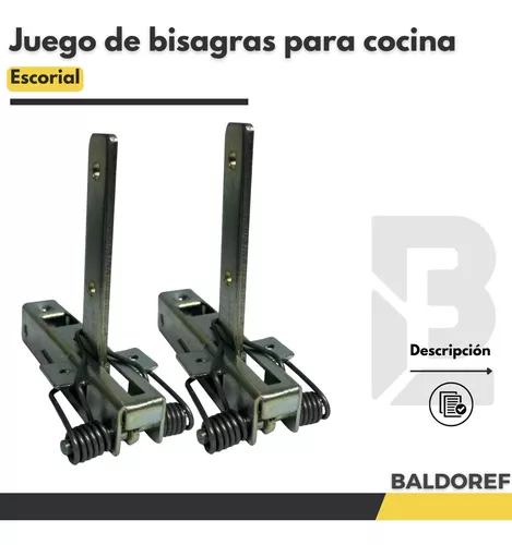 Kit Bisagra Puerta Horno Cocina Escorial Juego