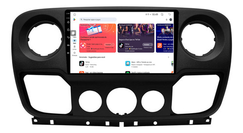 Kit Multimidia Master 13/20 9p Carplay Android Auto 2/32gb