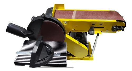 Lijadora de disco Barovo LBC375 amarilla 50Hz 375W 220V