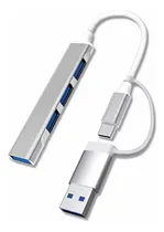 Comprar Hub Multipuerto 4 Puerto Usb 3.0\u002F2.0 +adaptador Usb Tipo C