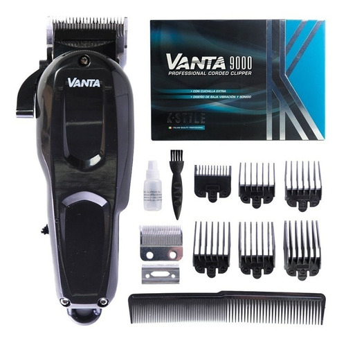 Vanta 9000 Corded Clipper Maquina Cortadora Con Cable Negro