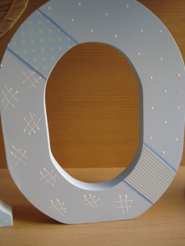 Letras En Fibrofacil Ciro 0, 25 X 0,19 X0,02 Cm